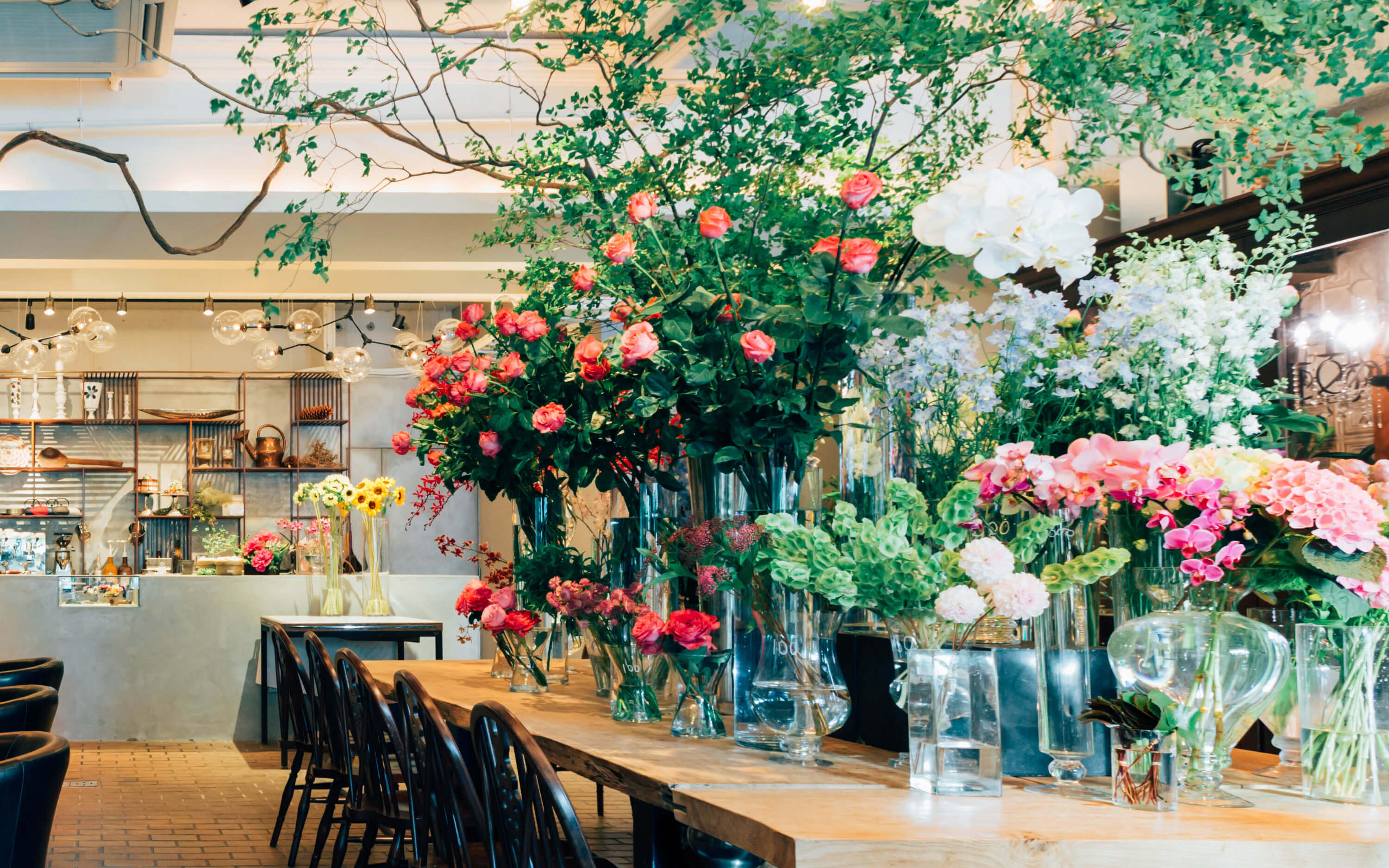 Sapporo Flower and Café (photo of interior)